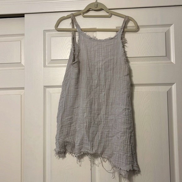 Linen Boho Tank - Picture 2 of 2